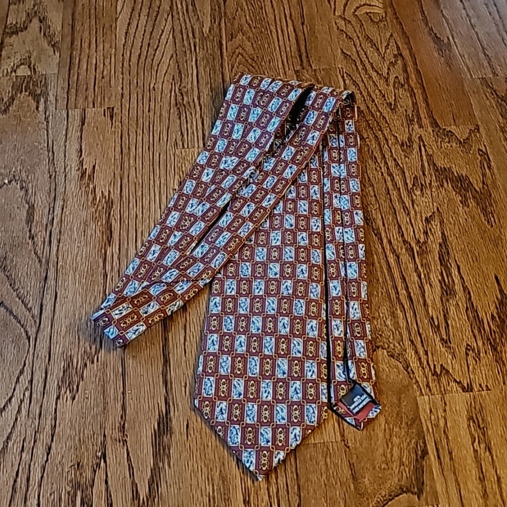 Christian Dior mens silk tie.